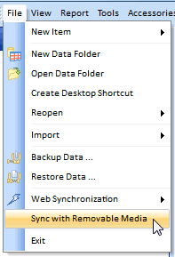 File menu